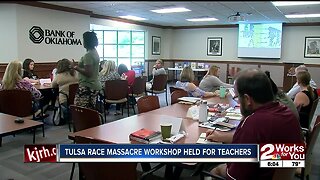 Teachers gather for workshop to learn how to teach 1921 Tulsa Race Massacre