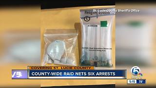 Series of drug-related arrests made in St. Lucie County