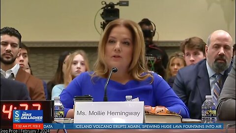 Mollie Hemingway of the Federalist provides powerful Congressional testimony about election integrity.