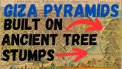 ARE GIZA PYRAMIDS NOAH'S ARK DOORWAYS INTO GIANT TREE STUMPS & THE SUBTERRANEAN WORLD?