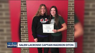 WXYZ Senior Salutes: Salem lacrosse captain Madison Diton