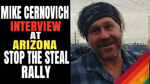 EXCLUSIVE: Interview with MIKE CERNOVICH at Phoenix, AZ Voters Rights Rally Election 2020