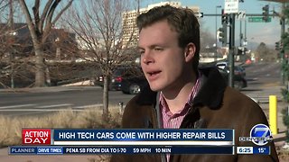 High tech cars come with higher repair bills