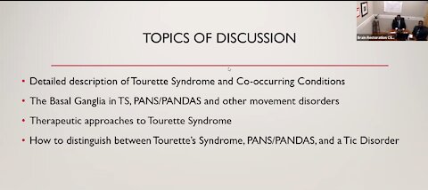 Tourette's Syndrome - Apr. 6, 2020