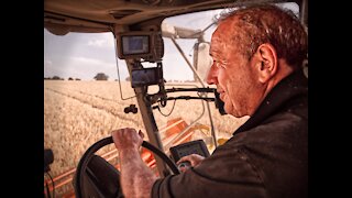 Combine Harvester Cab Ride Surprise!