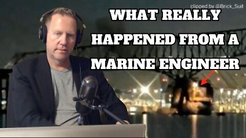 Analyzed: Marine Engineer on Baltimore Bridge Claps | Interview