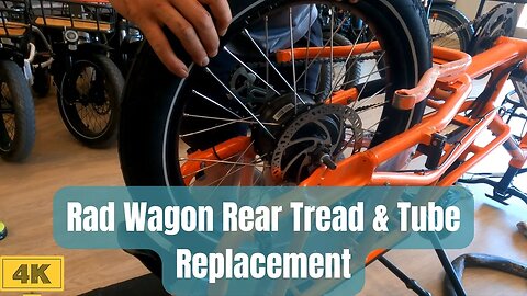 How to Repair Rad Wagon Rear Flat Tire | Rad Power Bikes Tire issues | Ep.13