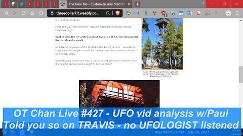 I Told you so! TRAVIS story was Bunk! + Bristol UAP analyzed by Paul - OT Chan Live-427