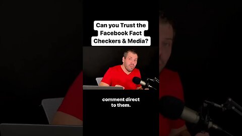 Can you Trust Facebook Fact Checkers & the Media? #shorts