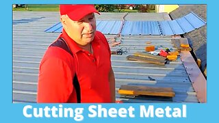 How To Cut Sheet Metal 26 Gauge By Hand