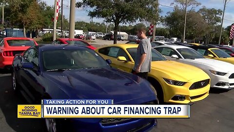 Consumer warning for car buyers about financing trap
