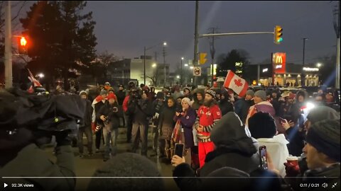 History In The Making? A Defiant Showdown Is Looming As Ambassador Bridge Blockade Votes To Stay*