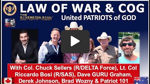 🛑LAW OF WAR🛑Derek Johnson/Guru/Bosi & More on Trump, Q Tribunals & COG In Effect