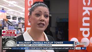 Walmart unveils pickup tower