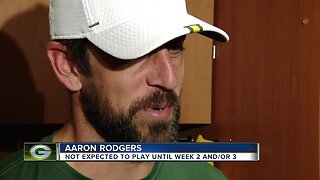 Aaron Rodgers not expected to play in first preseason game tonight