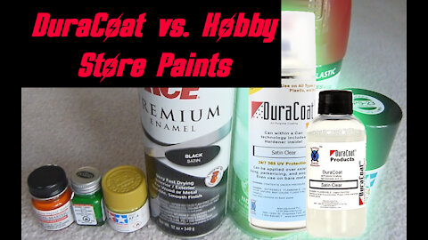 Satin Duracoat vs. Common Paints