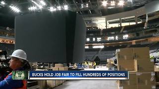 Milwaukee Bucks hold job fair Wednesday