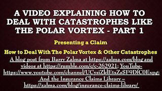 A Video Explaining How to Deal With Catastrophes Like the Polar Vortex - Part 1