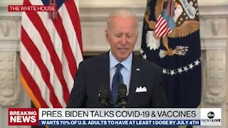 Biden's Brain BREAKS on Live TV - Says "CCD" Instead of "CDC"