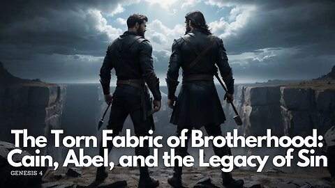 The Torn Fabric of Brotherhood: Cain, Abel, and the Legacy of Sin | A TIME TO REASON | BIBLE JOURNEY
