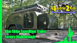 Blueridge Expedition Trailer Factory Walk through