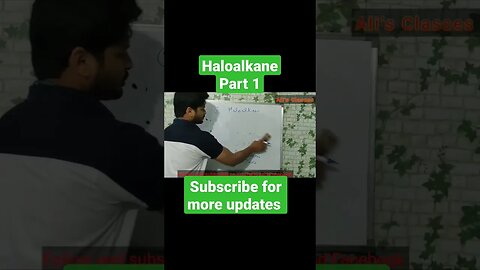 Organic Chemistry class 11|| Chapter 12 ||IUPAC Nomenclature of Haloalkane #haloalkane #alkylhalide