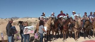 Groups protest bike trail ribbon-cutting