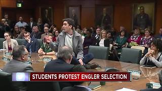 Students interrupt MSU Board of Trustees meeting