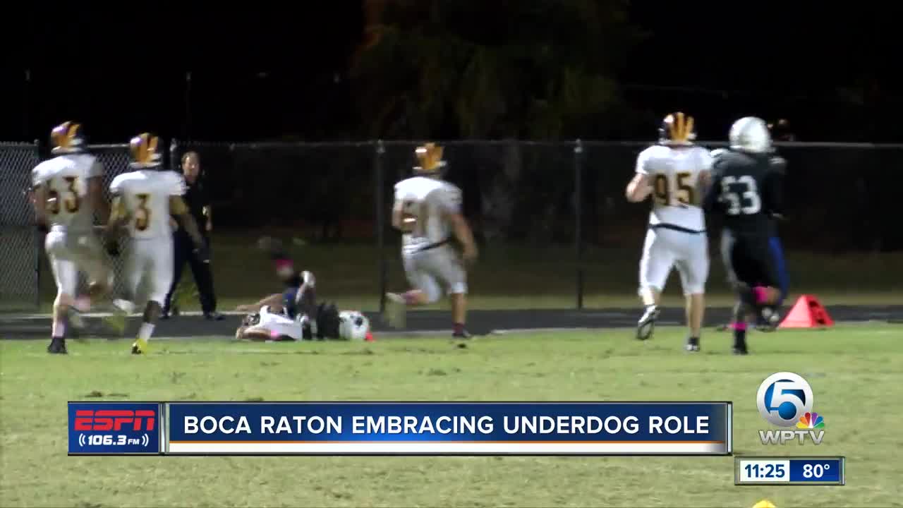 Boca Raton football ready for Vero Beach 11/7