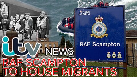 ITV New report on RAF Scampton housing illegal immigrants #enoughisenough #RAFScampton #stoptheboats