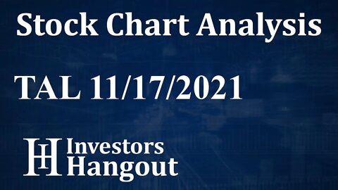 TAL Stock Chart Analysis TAL Education Group - 11-17-2021