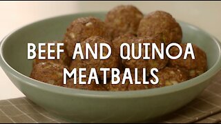 Beef & Quinoa Meatballs Recipe