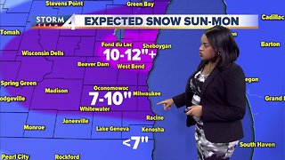 Winter Storm Warning for SE Wis. begins Sunday night