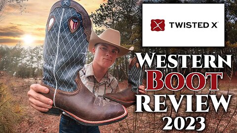 Western BOOT Review! • BEST Boots EVER? • Twisted X Men's Bomber/Blue Ruff Stock Western Boot