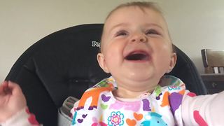 A Baby Girl Snorts When She Laughs