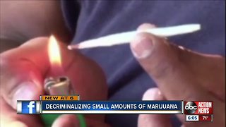 Sarasota leaders consider decriminalizing small amounts of marijuana