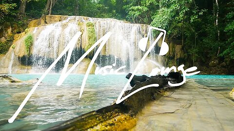 Relaxin' at the Waterfall | Background Lounge Lofi Music | Relax, Chill, Sleep, Work, Study