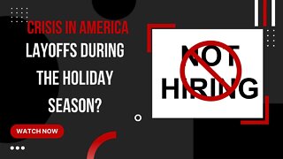 Layoffs During the Holiday Season?