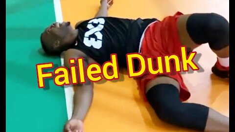 Obinna Ezeike 360 Basketball Slam Dunk Fail