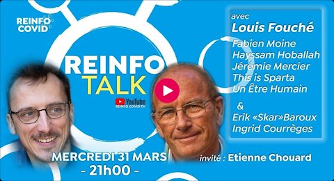 RéinfoTALK #2 L.Fouché,E.Chouard,F.Moine,1êHumain,H.Hoballah,J.Mercier,Sparta,I.Courrèges&E.Baroux