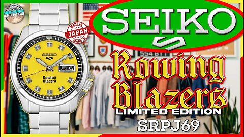 Almost Sold Out! | Seiko 5 Sports Rowing Blazers Collaboration Limited Edition SRPJ69 Unbox & Review