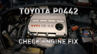 Toyota P0442 Check Engine Fix