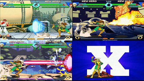 Rogue Steal Move From Characters - X-Men vs. Street Fighter