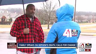 Family shares message after young man is killed