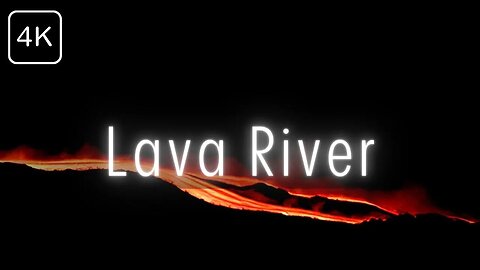 Powerful lava river | Volcanic sounds