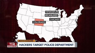 Hackers target police department