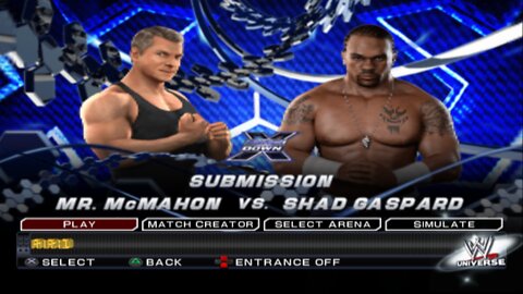 WWE SmackDown vs. Raw 2011 Mr. McMahon vs Shad Gaspard
