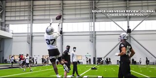 Raiders hit the field for practice