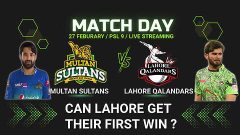 ⭕Live PSL 2024 : LQ v MS - 14th Match | Lahore Qalandars vs Multan Sultans Live Score | #cricket