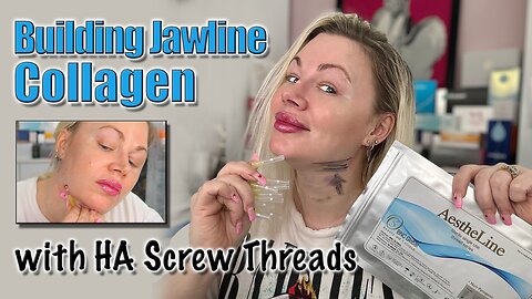 Building Jawline Collagen with HA Screw Threads, AceCosm | Code Jessica10 Saves you money